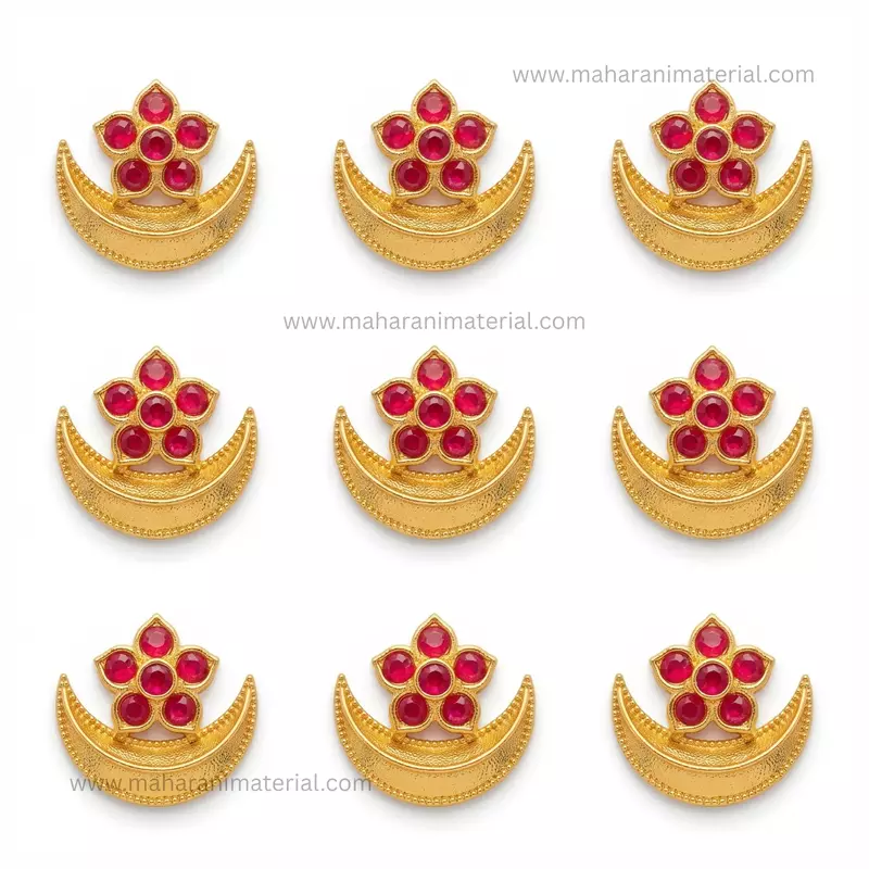 Chandra Flower Brooch