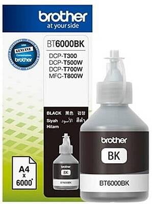 Brother Ink BT6000 Black Colour For T300, T500 Printers