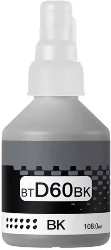 BTD60BK Black ink for Brother Printer T510, T910, T710, T4000W,