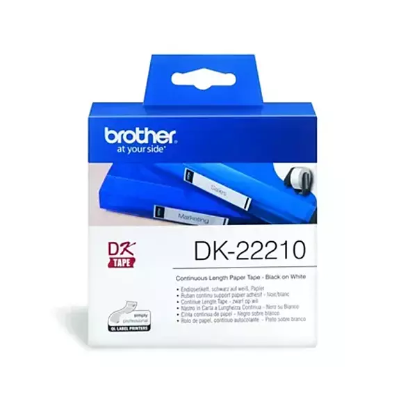 Brother Continuous Length Paper Tape DK-22210 29mm