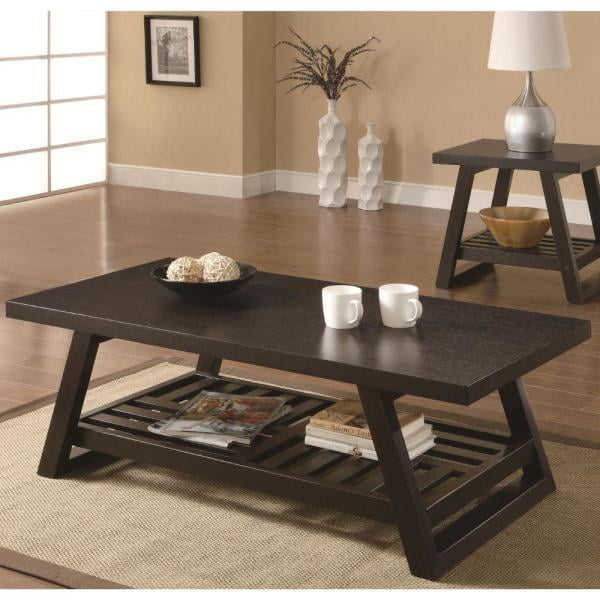 Transitional Style Mango Wood Coffee Table Transitional Style Mango Wood Coffee Table