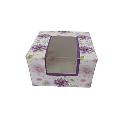 Qson Brownie Box For 1 - Size 3x3x2 inch