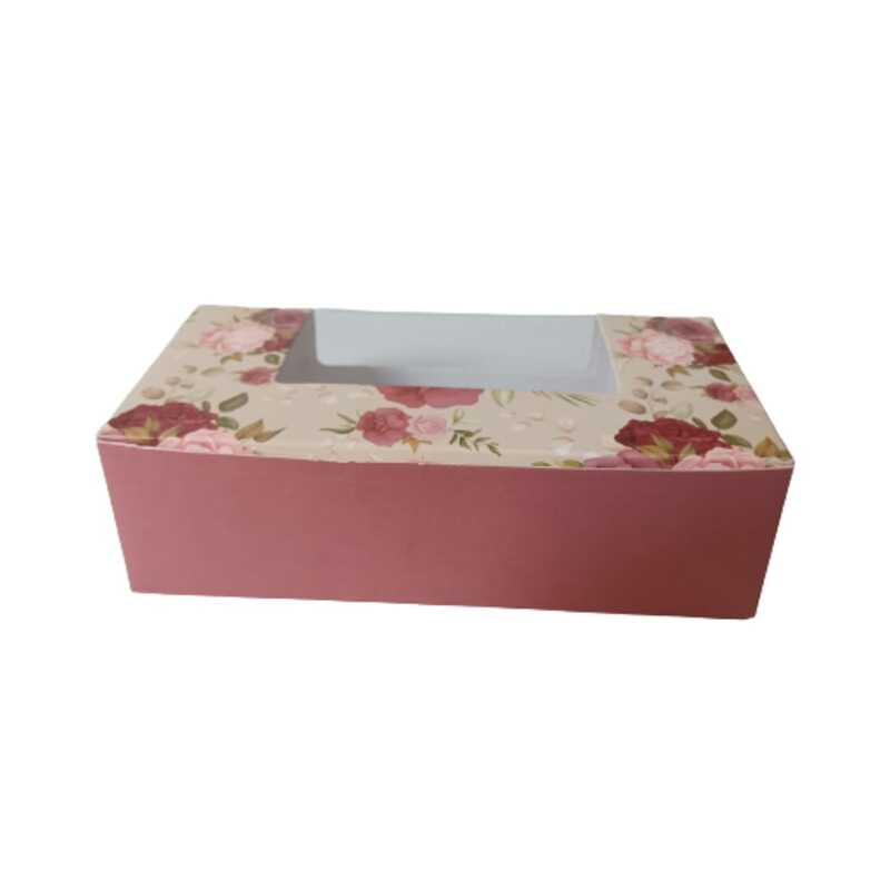 Qson Brownie Box For 2 - Size 6x3x2 inch Qson Brownie Box For 2 - Size 6x3x2 inch
