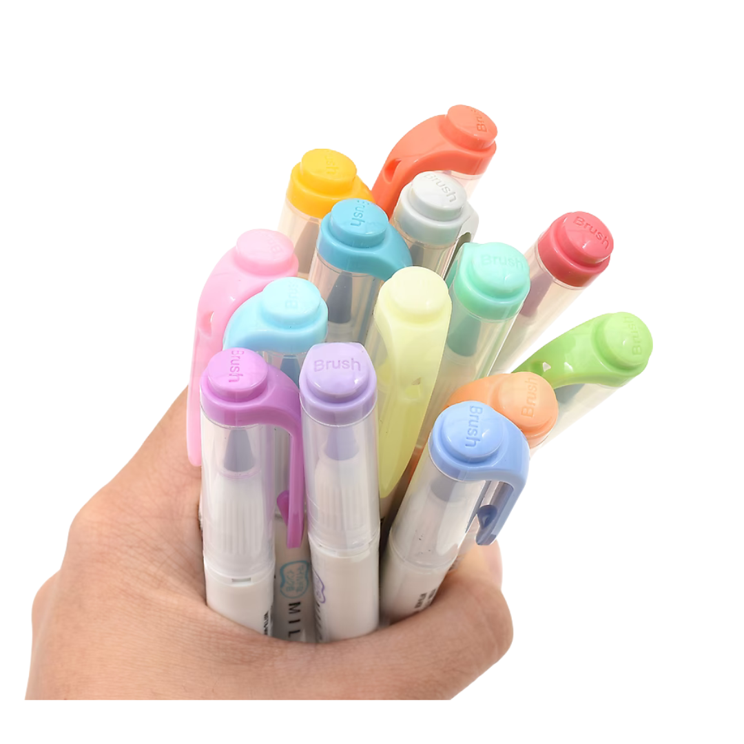 Zebra Mildliner Brush 5-Color Set Zebra Mildliner Brush 5-Color Set