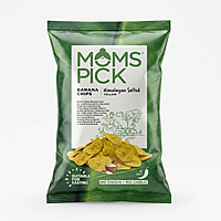 MOMS BANANA CHIPS SALTED YELLOW 18GM