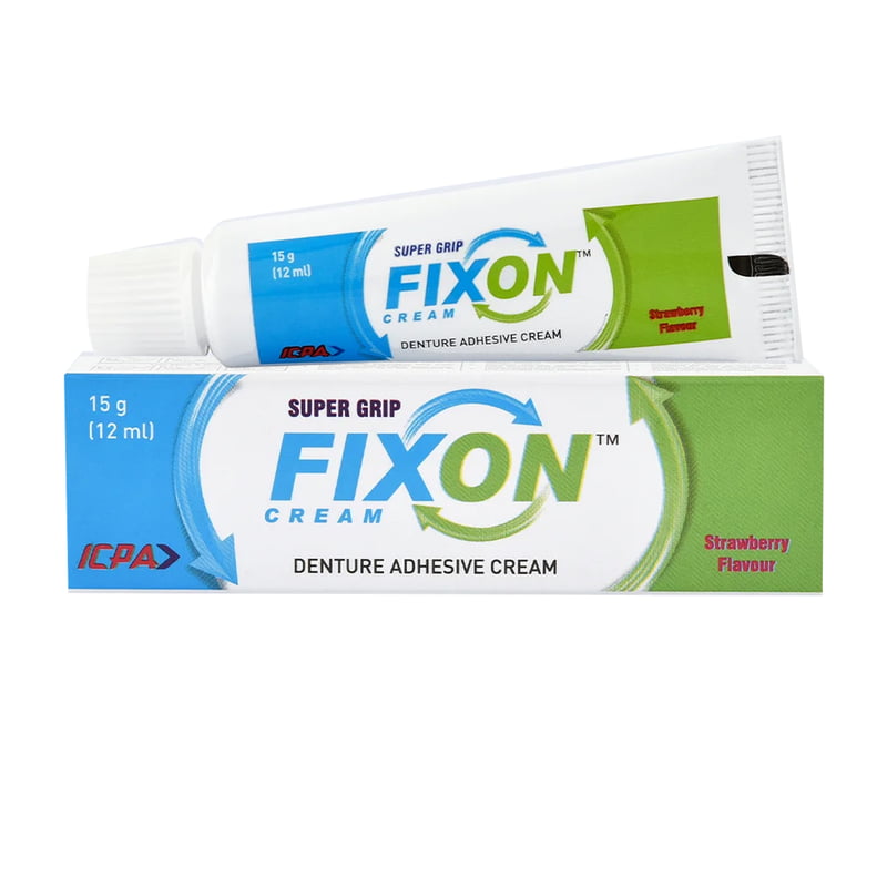 ICPA Super Grip Fixon Denture Adhesive Cream 15gm – Pack of 12