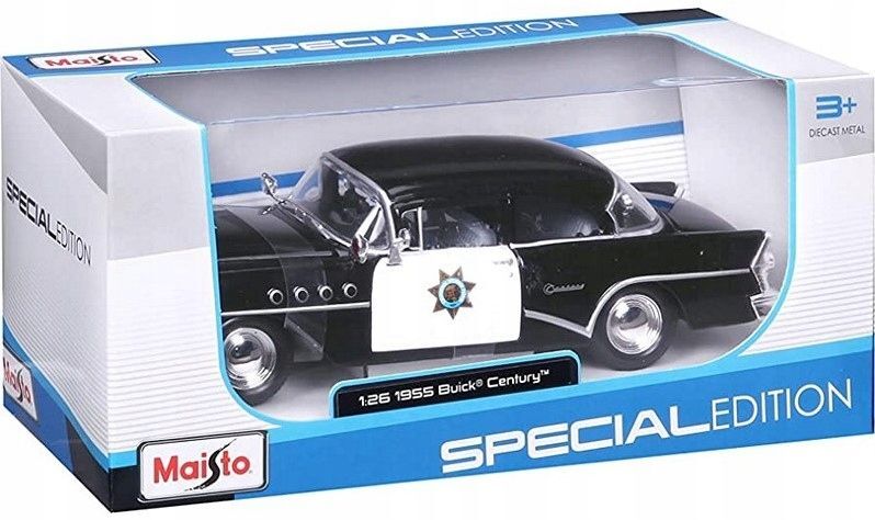 Buick Century 1955 in Hard Case 1:26 Maisto