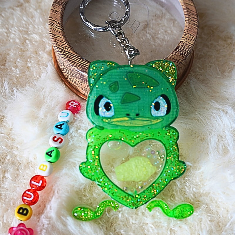 BULBASAUR SHAKER KEYCHAIN