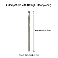 NewDiamond Round Carbide Straight Handpiece Burs