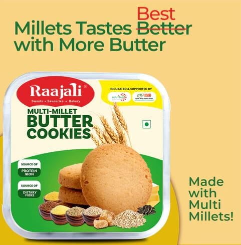 MULTIMILLET BUTTER COOKIES (120g)