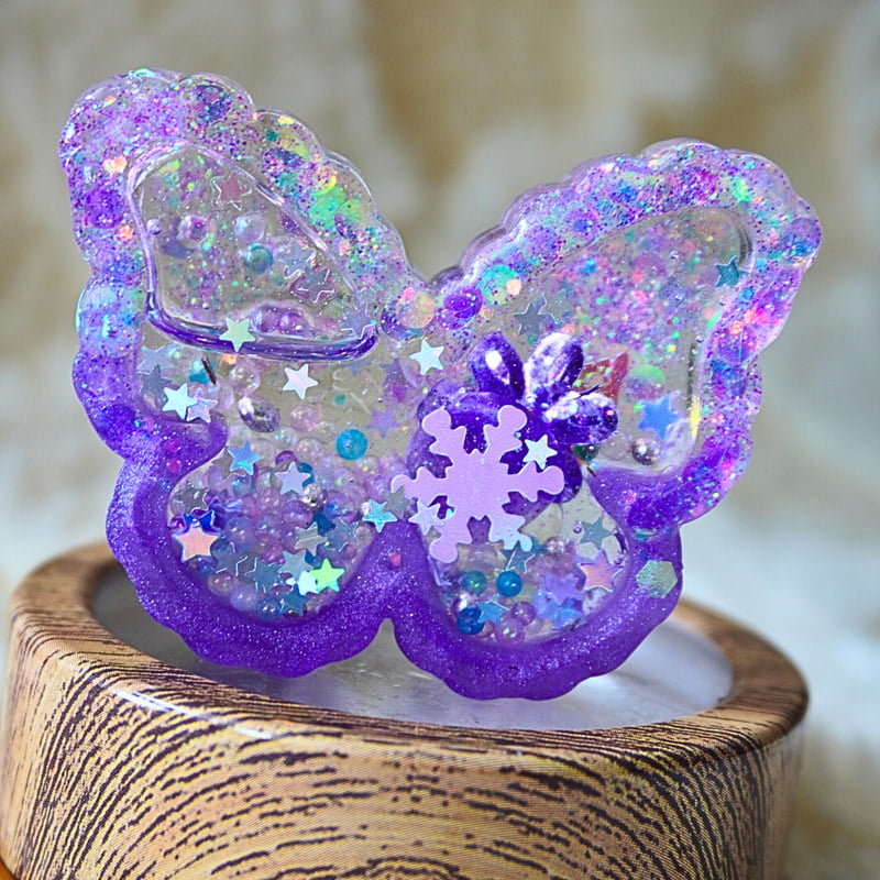 BUTTERFLY SHAKER KEYCHAIN BUTTERFLY SHAKER KEYCHAIN