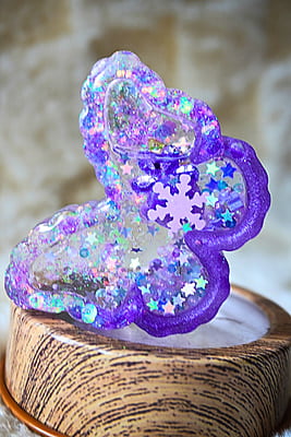 BUTTERFLY SHAKER KEYCHAIN BUTTERFLY SHAKER KEYCHAIN