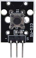 Close-up of button digital input module Close-up of button digital input module