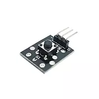 Front view of button digital input module Front view of button digital input module