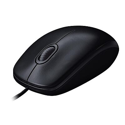 Logitech M90 / 1000 DPI Optical Tracking, Ambidextrous Wired Optical Mouse  (USB, Black)