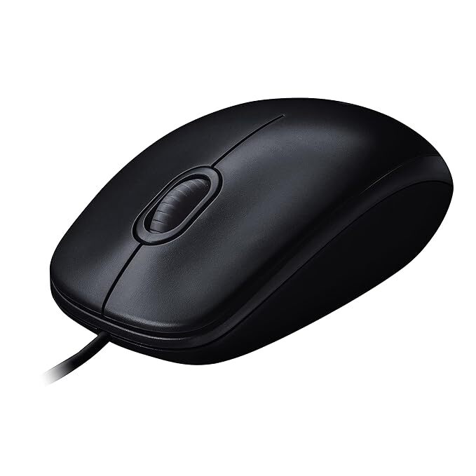 Logitech M90 / 1000 DPI Optical Tracking, Ambidextrous Wired Optical Mouse  (USB, Black)