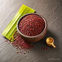 Buy organic Rakthashali Rice online ancient Kerala Ayurvedic rice in traditional bowl | Worth2Deal