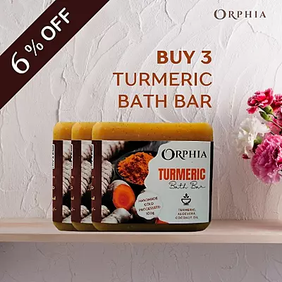 TURMERIC & ALOE VERA BATH BAR- COMBO OFFER  - BUY 3