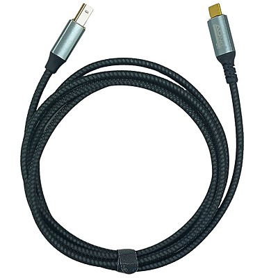 Type C to USB B Printer Cable 1.8mtr High Speed Printer Cable for Printers Scanners and Other Divices
