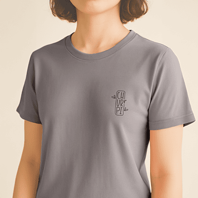 Churrpi Plain T-shirt For Women | Warm Grey