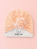 Rosette Lace Baby Turban Cap