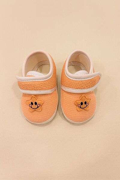 Baby Booties – Unisex Infant Shoes - Twinkle Star (Peach, 0–6M) Baby Booties – Unisex Infant Shoes - Twinkle Star (Peach, 0–6M)