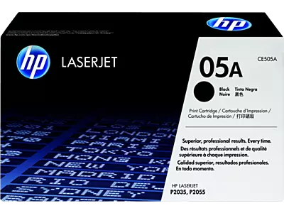 HP 05A Black Original LaserJet Toner Cartridge(CE505A)