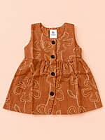 Vizhi - Muslin Front Open Frock - Assorted Prints Vizhi - Muslin Front Open Frock - Assorted Prints