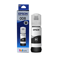 Epson 008 Black Ink Bottle 127ml – Original Inkjet Refill for L15150/L6460/L6580 Series