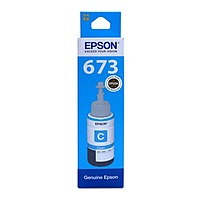 Epson T6732 Cyan Ink Bottle 70ml – Original Inkjet Refill for L800/L805/L810/L850/L1800