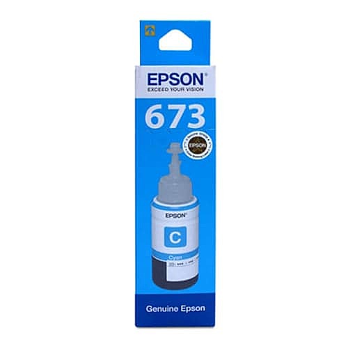 Epson T6732 Cyan Ink Bottle 70ml – Original Inkjet Refill for L800/L805/L810/L850/L1800
