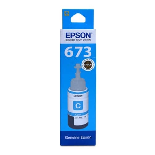 Epson T6732 Cyan Ink Bottle 70ml – Original Inkjet Refill for L800/L805/L810/L850/L1800