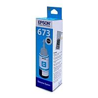 Epson T6732 Cyan Ink Bottle 70ml – Original Inkjet Refill for L800/L805/L810/L850/L1800
