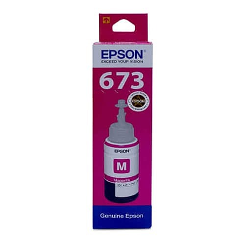 Epson T6733 Magenta Ink Bottle 70ml – Original Inkjet Refill for L800/L805/L810/L850/L1800