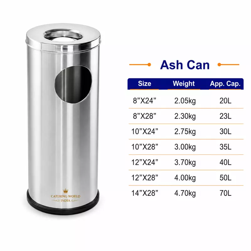 ASH CAN DUSTBIN 10 28