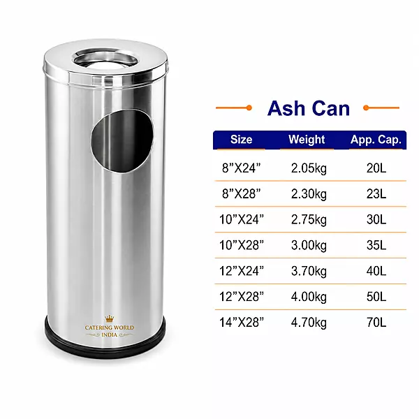 ASH CAN DUSTBIN 12 28