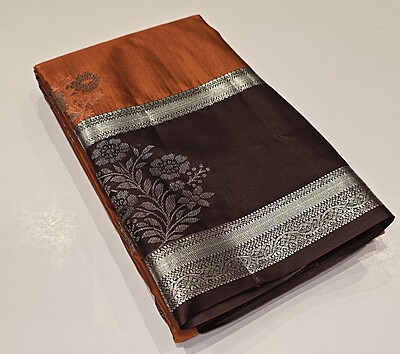 Rust Orange Bentex Silver Border