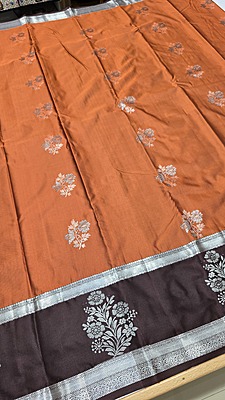 Rust Orange Bentex Silver Border