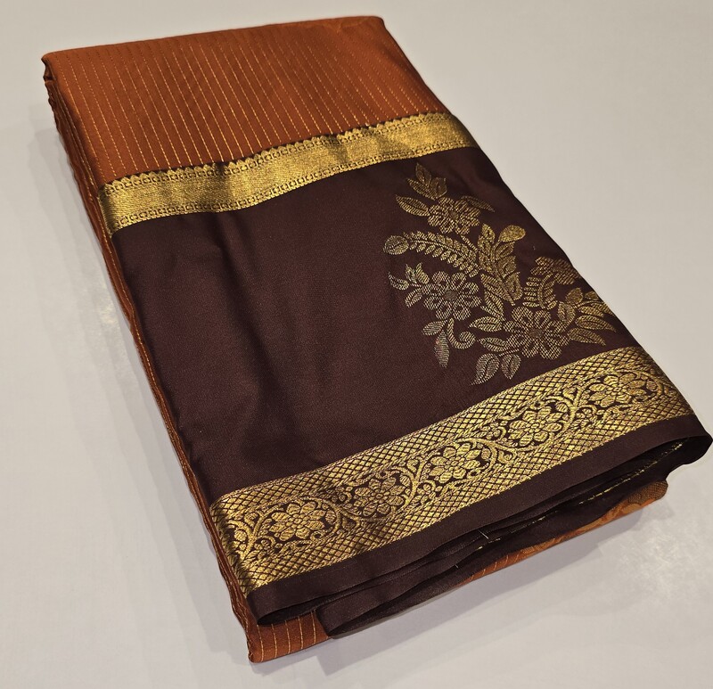 Rust Orange Bentex Border lines