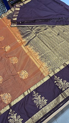 Rust Orange Bentex Border lines