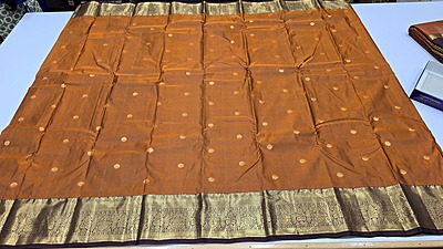 Rust Orange  Round Butta