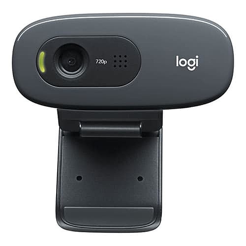 Logitech C270 HD Webcam – 720p Video  Built-in Mic  USB-A  Plug & Play