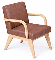 Burano One Seater Sofa Round Arm Chair