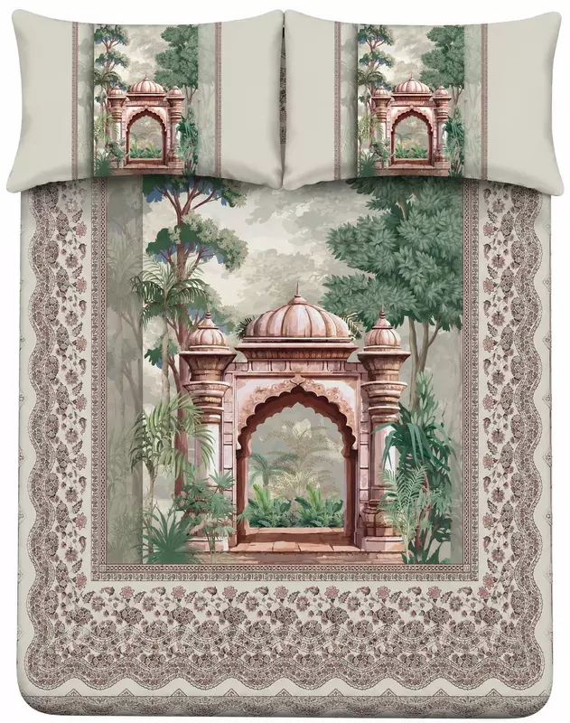 Trending 7D Digital Print Bedsheet Soft, Stylish & Premium Quality Bed Sheet King-225 x 250 CM)
