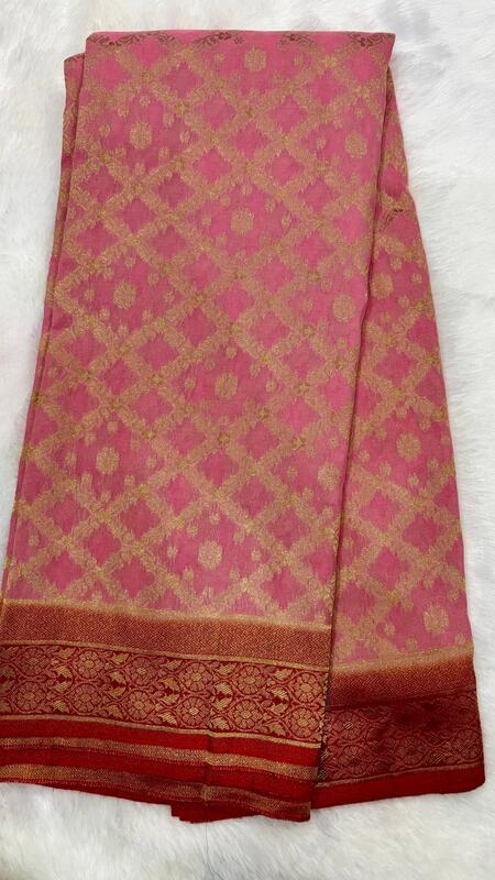 Banasari semi crepe silk saree