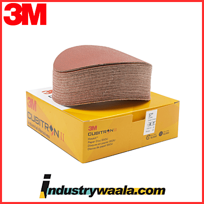 3M 125 MM Grits 80 Cubitron II Hookit Paper Disc 950U (Pack Of 100 Pcs)