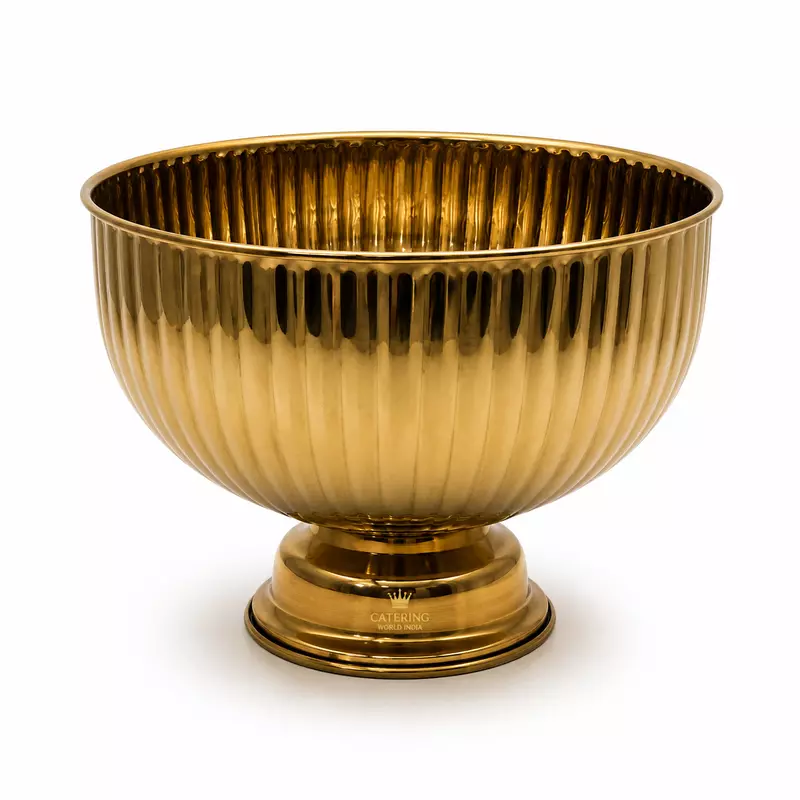 PUNCH BOWL BIG GOLD