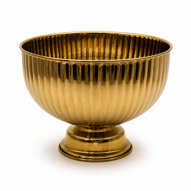 PUNCH BOWL 12 " GOLD