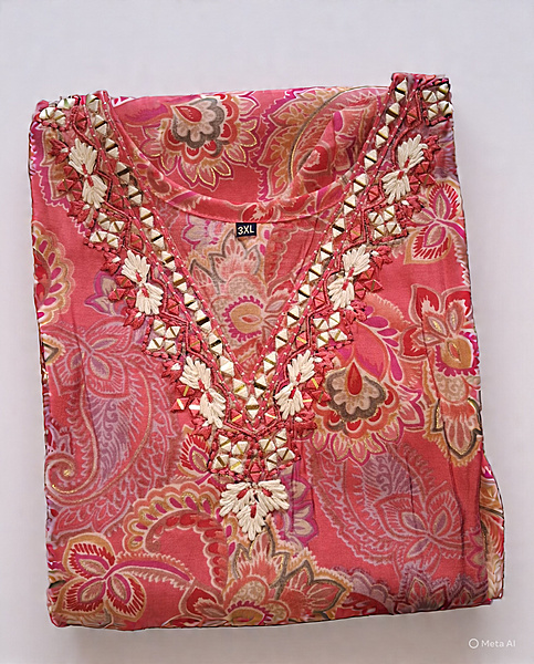 Blended Silk Kurti
