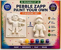 Reusable Super Mario & Super Dad Keepsake Plate DIY Painting Kit